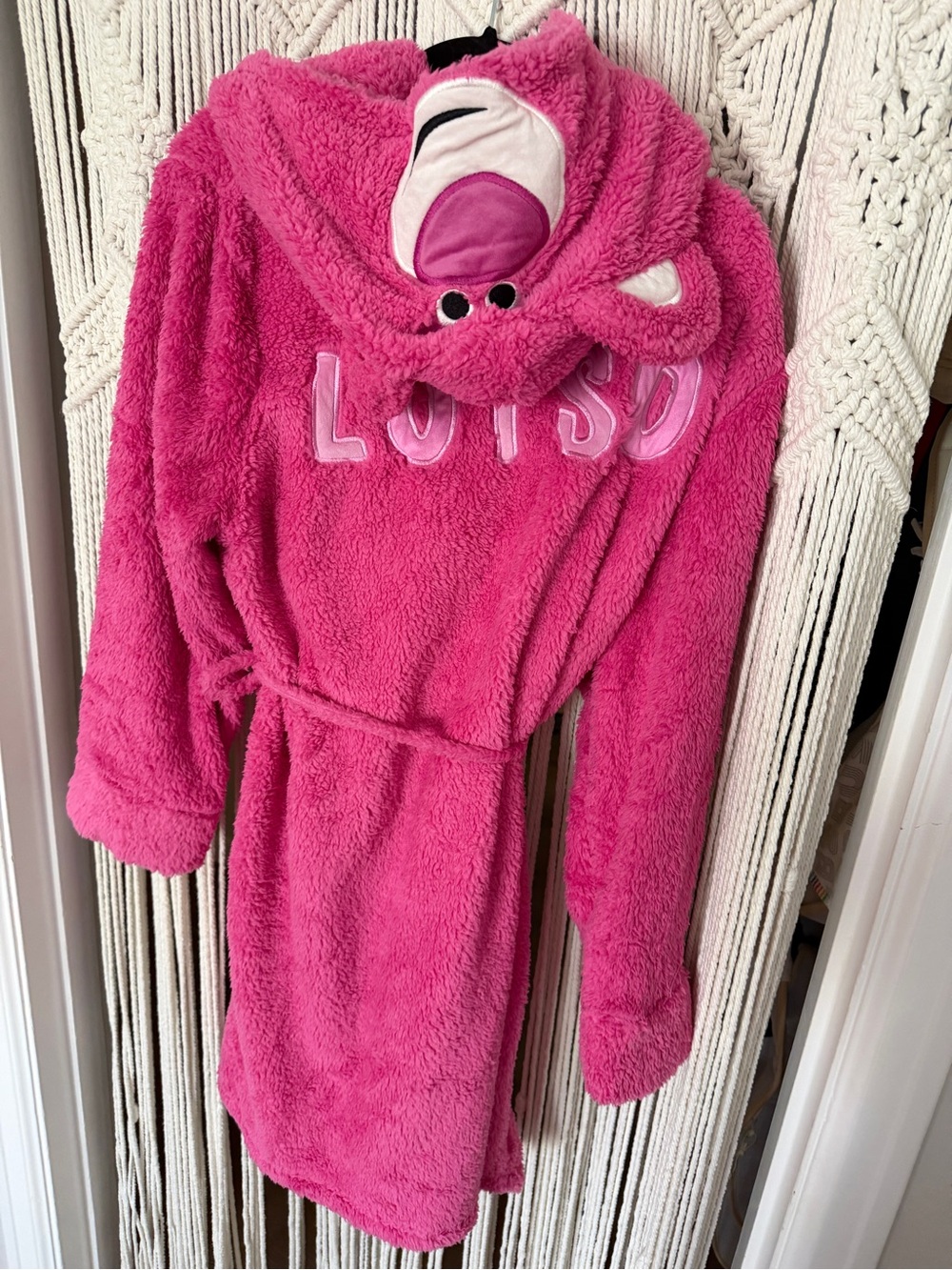 NWOT Disney Toy Story Lotso Robe - M